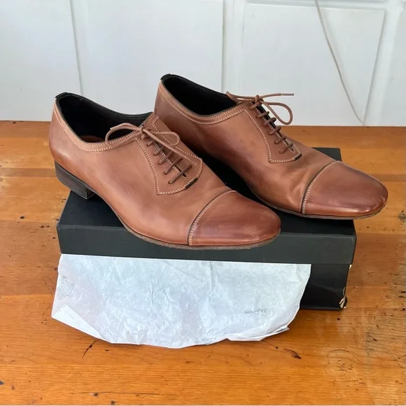 n.d.c. made by hand Shoes Oxfords Wing Tip Women Size 37.5 US 6.5 Brown Suede Boden Women main image 3